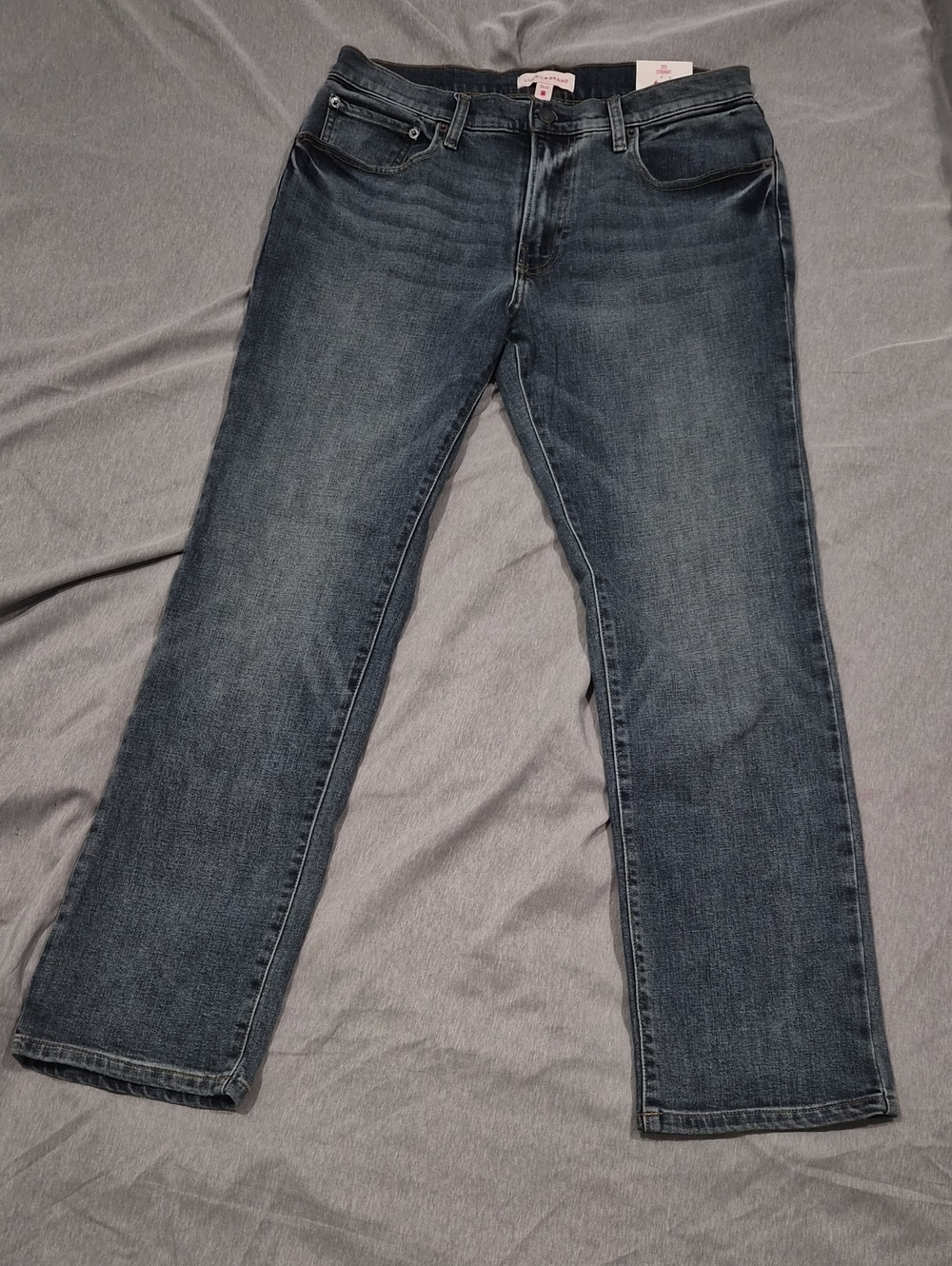 Lucky Brand Men's Medium Dark Blue Straight Jeans